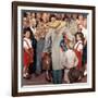 "Christmas Homecoming", December 25,1948-Norman Rockwell-Framed Giclee Print