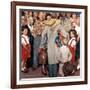 "Christmas Homecoming", December 25,1948-Norman Rockwell-Framed Giclee Print