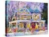 Christmas House-Richard Wallich-Stretched Canvas