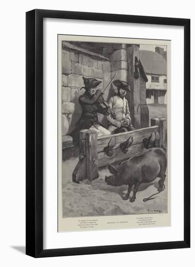 Christmas in Adversity-Sir Frederick William Burton-Framed Giclee Print