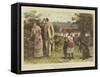 Christmas in Australia-George Goodwin Kilburne-Framed Stretched Canvas