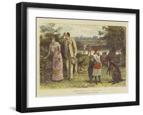 Christmas in Australia-George Goodwin Kilburne-Framed Giclee Print