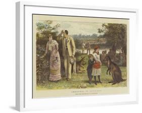 Christmas in Australia-George Goodwin Kilburne-Framed Giclee Print