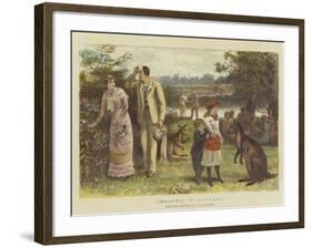 Christmas in Australia-George Goodwin Kilburne-Framed Giclee Print