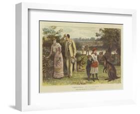 Christmas in Australia-George Goodwin Kilburne-Framed Giclee Print