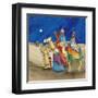 Christmas in Bethlehem II Square-Kathleen Parr McKenna-Framed Art Print