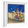 Christmas in Bethlehem II Square-Kathleen Parr McKenna-Framed Art Print