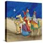 Christmas in Bethlehem II Square-Kathleen Parr McKenna-Stretched Canvas