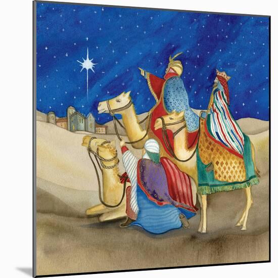 Christmas in Bethlehem II Square-Kathleen Parr McKenna-Mounted Art Print