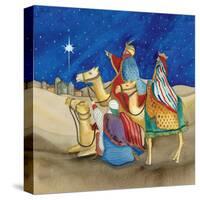 Christmas in Bethlehem II Square-Kathleen Parr McKenna-Stretched Canvas