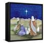 Christmas in Bethlehem IV-Kathleen Parr McKenna-Framed Stretched Canvas