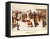 Christmas In Canada-E.K. Johnson-Framed Stretched Canvas