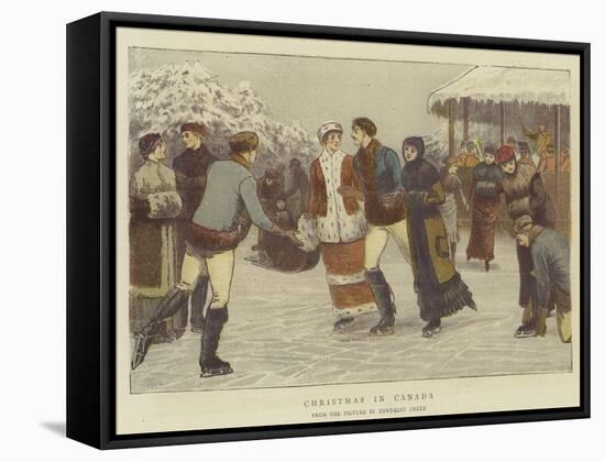 Christmas in Canada-Henry Towneley Green-Framed Stretched Canvas