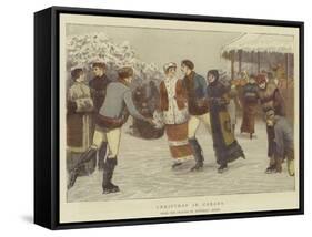 Christmas in Canada-Henry Towneley Green-Framed Stretched Canvas