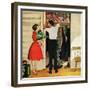 "Christmas in Hiding," December 10, 1960-George Hughes-Framed Giclee Print