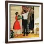 "Christmas in Hiding," December 10, 1960-George Hughes-Framed Giclee Print