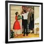 "Christmas in Hiding," December 10, 1960-George Hughes-Framed Giclee Print