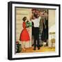 "Christmas in Hiding," December 10, 1960-George Hughes-Framed Giclee Print