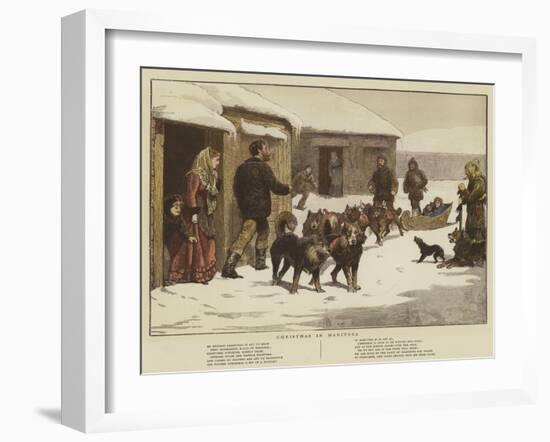 Christmas in Manitoba-null-Framed Giclee Print