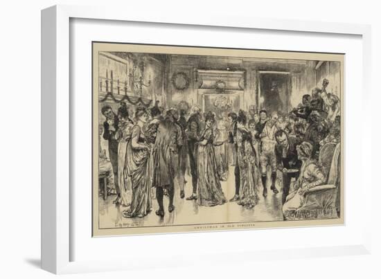 Christmas in Old Virginia-Edwin Austin Abbey-Framed Giclee Print