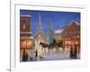 Christmas in Pleasantville-John Zaccheo-Framed Giclee Print