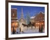 Christmas in Pleasantville-John Zaccheo-Framed Giclee Print