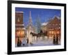 Christmas in Pleasantville-John Zaccheo-Framed Giclee Print