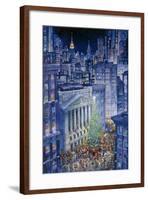 Christmas in the City-Bill Bell-Framed Giclee Print