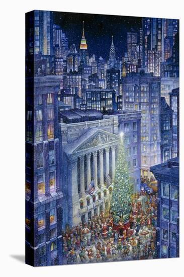 Christmas in the City-Bill Bell-Stretched Canvas