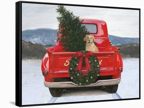 Christmas in the Heartland IV Ford-James Wiens-Framed Stretched Canvas