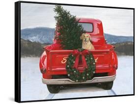 Christmas in the Heartland IV Ford-James Wiens-Framed Stretched Canvas