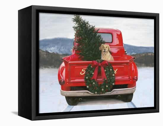 Christmas in the Heartland IV Ford-James Wiens-Framed Stretched Canvas