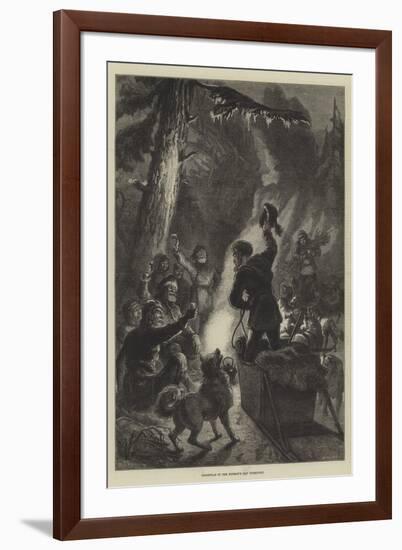 Christmas in the Hudson's Bay Territory-null-Framed Giclee Print