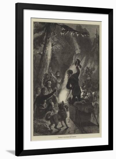 Christmas in the Hudson's Bay Territory-null-Framed Giclee Print