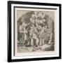 Christmas in the Luther Home-Gustav Konig-Framed Art Print