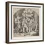 Christmas in the Luther Home-Gustav Konig-Framed Art Print