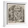 Christmas in the Luther Home-Gustav Konig-Framed Art Print