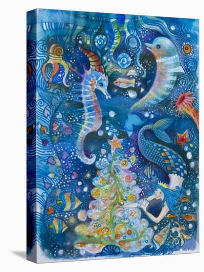 Christmas in the Ocean-Oxana Zaika-Stretched Canvas