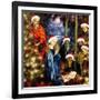 Christmas in the Stable, 2008-Trygve Skogrand-Framed Giclee Print