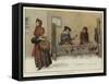 Christmas in the Stocks-Gordon Frederick Browne-Framed Stretched Canvas