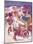 "Christmas in Town,"December 1, 1940-Henry Soulen-Mounted Giclee Print