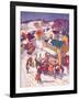 "Christmas in Town,"December 1, 1940-Henry Soulen-Framed Giclee Print