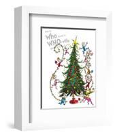 Christmas in Whoville-Theodor (Dr. Seuss) Geisel-Framed Art Print