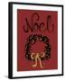 Christmas Ink Wreath-Cyndi Lou-Framed Giclee Print