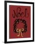 Christmas Ink Wreath-Cyndi Lou-Framed Giclee Print