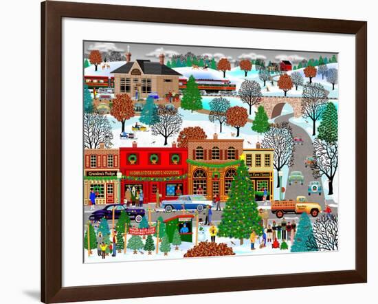 Christmas Is Coming-Mark Frost-Framed Giclee Print