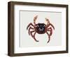 Christmas Island Red Crab (Gecarcoidea Natalis), Gecarcinidae, Artwork by Rebecca Hardy-null-Framed Premium Giclee Print