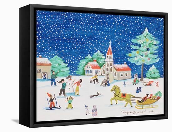 Christmas Joy, 1997-Gordana Delosevic-Framed Stretched Canvas