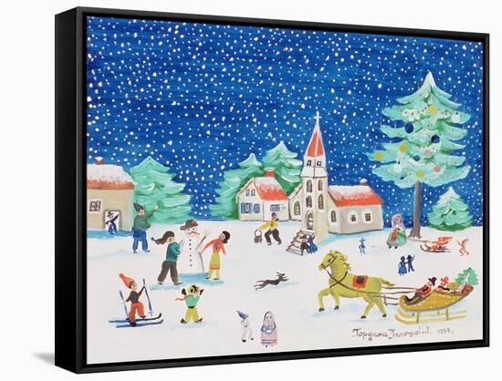 Christmas Joy, 1997-Gordana Delosevic-Framed Stretched Canvas