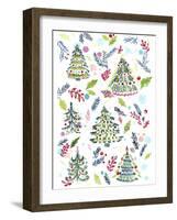 Christmas Joy 2-Irina Trzaskos Studio-Framed Giclee Print